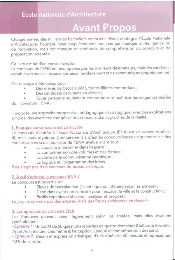 Pack Complet de Préparation au Concours ENA Architecture 2026