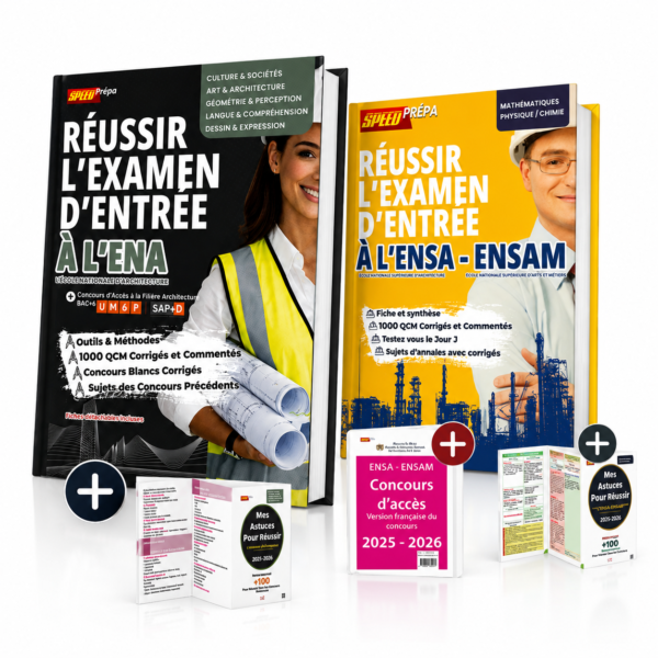 Pack Complet de Préparation aux Concours ENA + ENSA/ENSAM 2025-2026
