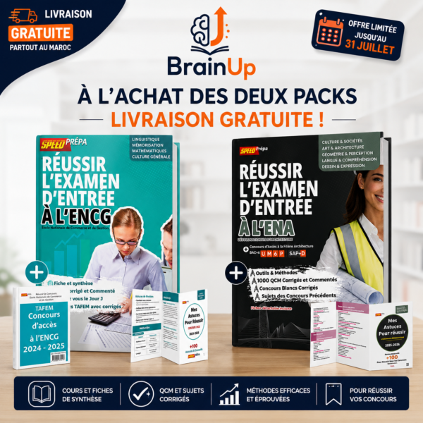 Pack Préparation ENA + ENCG – Guides Complets 2025-2026
